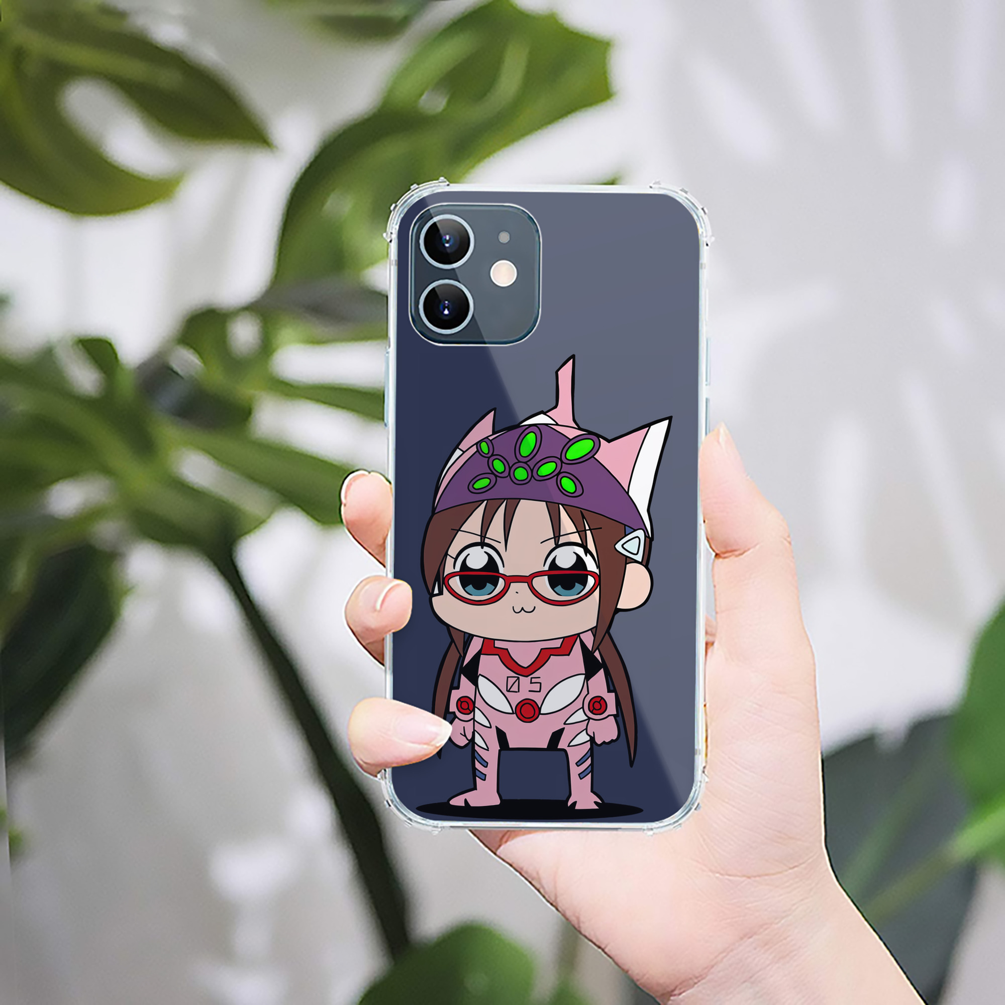 （画像用） EVA 新世紀エヴァンゲリオン 【iPhone 12シリーズ対応】透明スマホケース（クリアソフトケース）